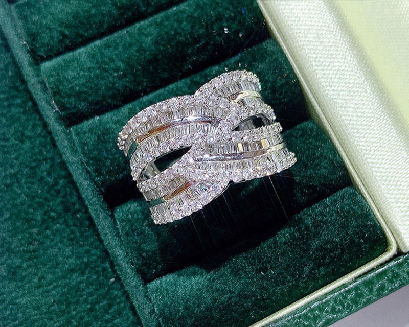 Anillo de oro de 18 quilates con diamantes naturales reales de 1,45 quilates, las joyas de compromiso y boda tienen el certificado 0032